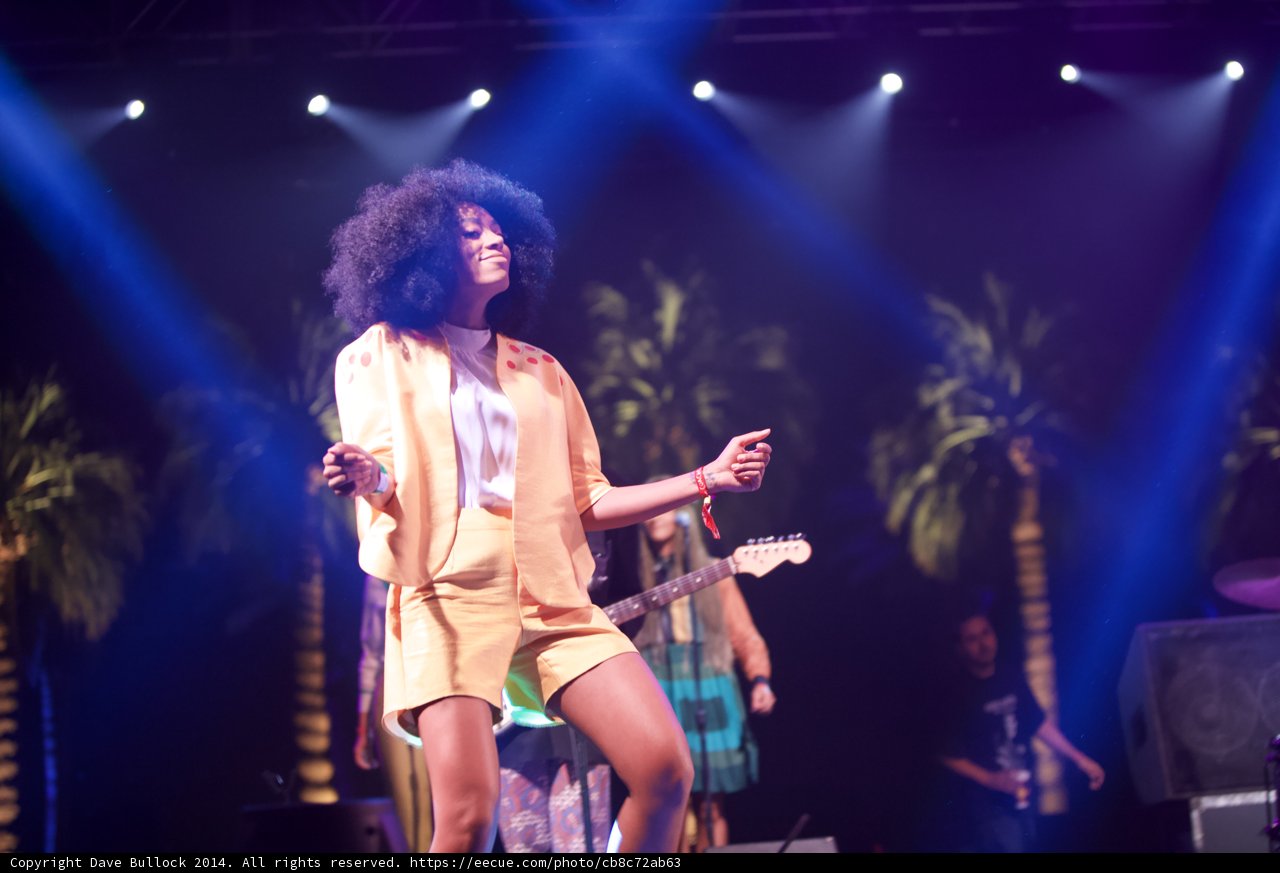 Solange Shines in Yellow