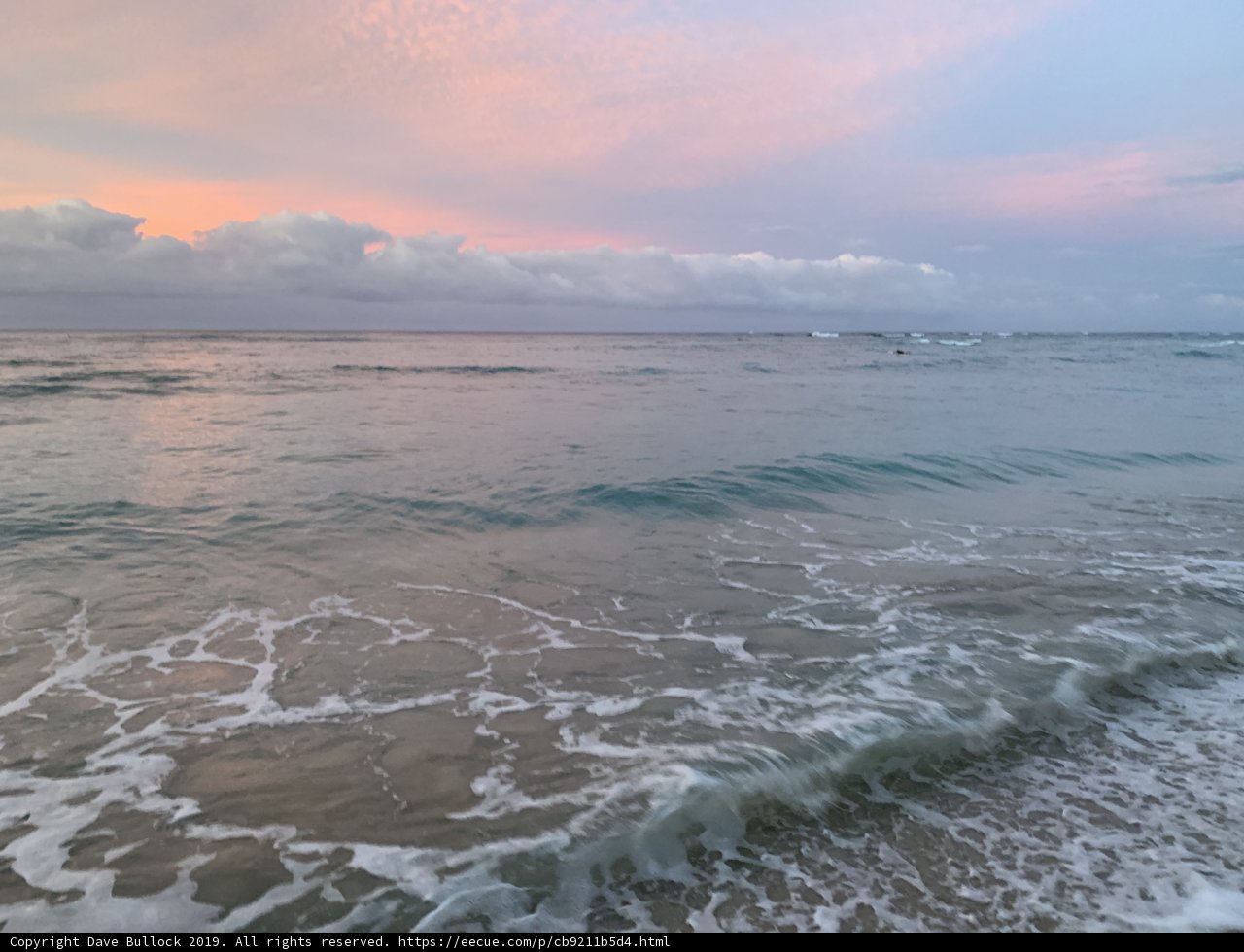 “Radiant Sunset at Royal-Moana Beach”