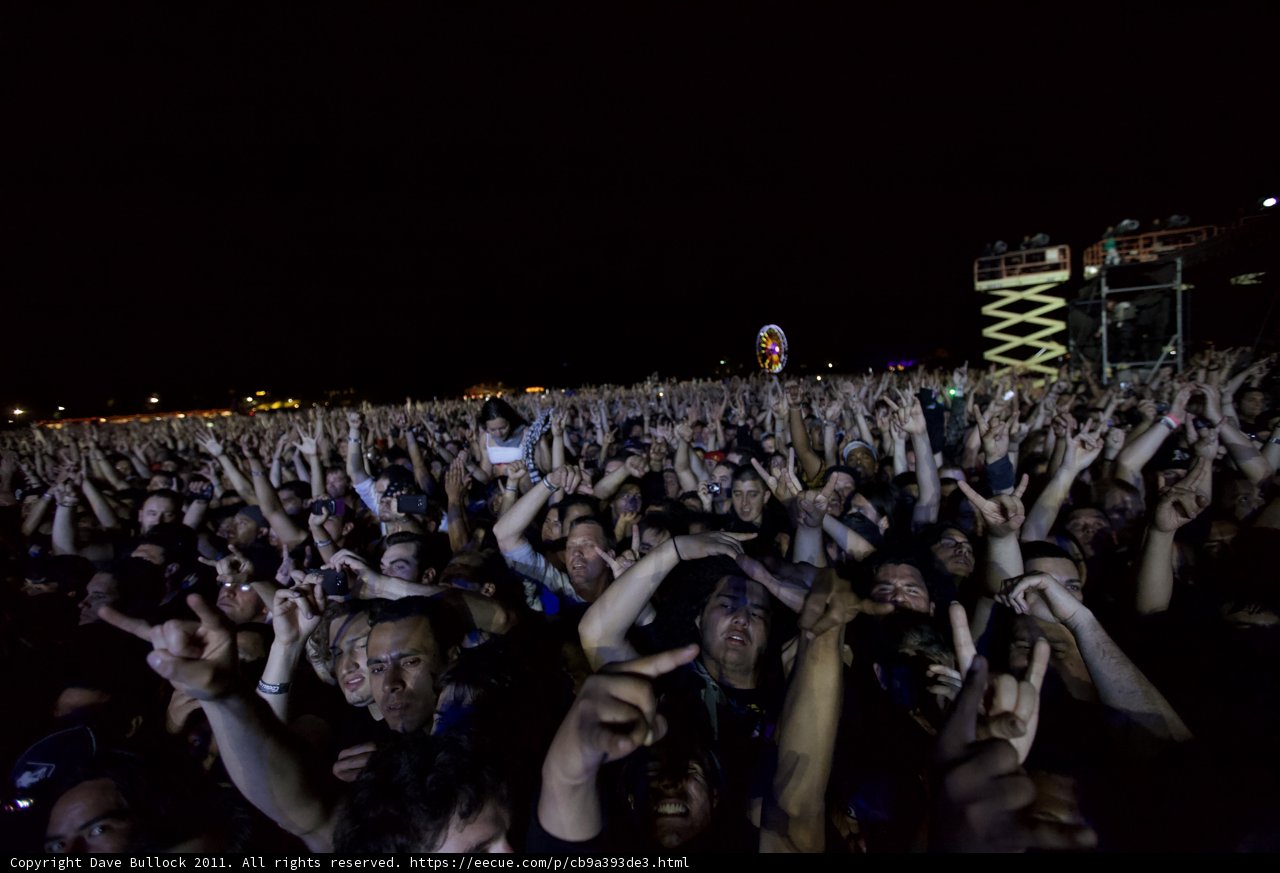 Big Four Festival Crowd Going Wild