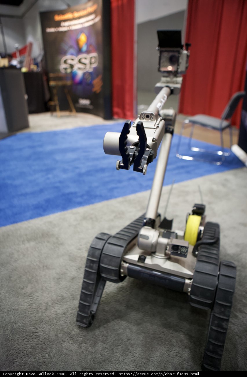 Futuristic Robot on Display at Homeland Security Con