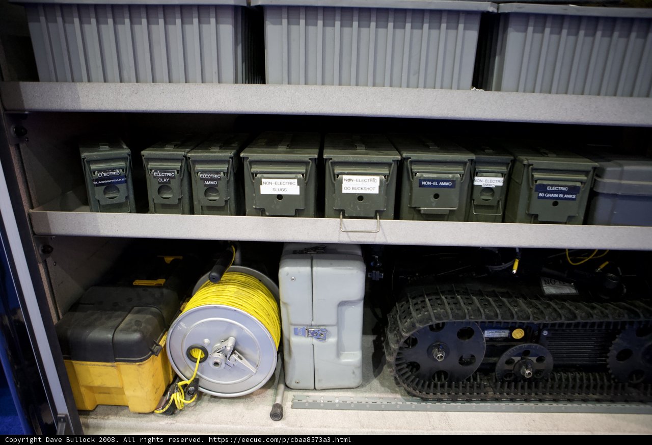 Assorted items on a shelf