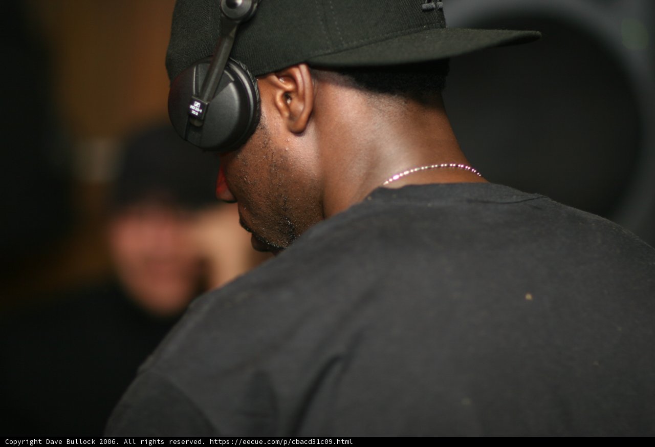 Headbanger with Hat and Headphones