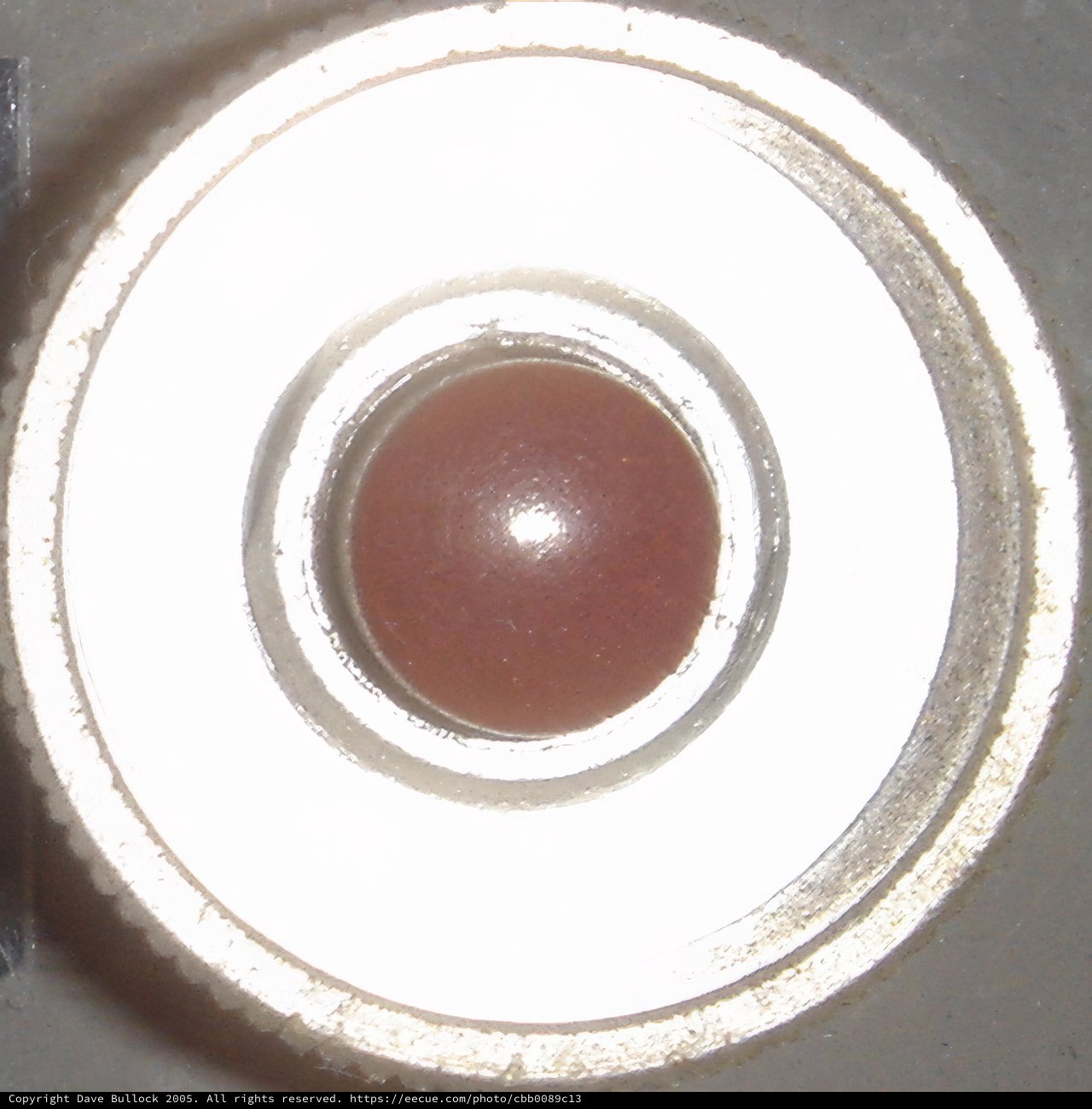 Ruby Sphere in a Jewelry Plate