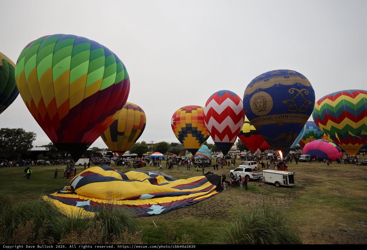 Colorful Hot Air Balloons Launch at Sonoma Classic