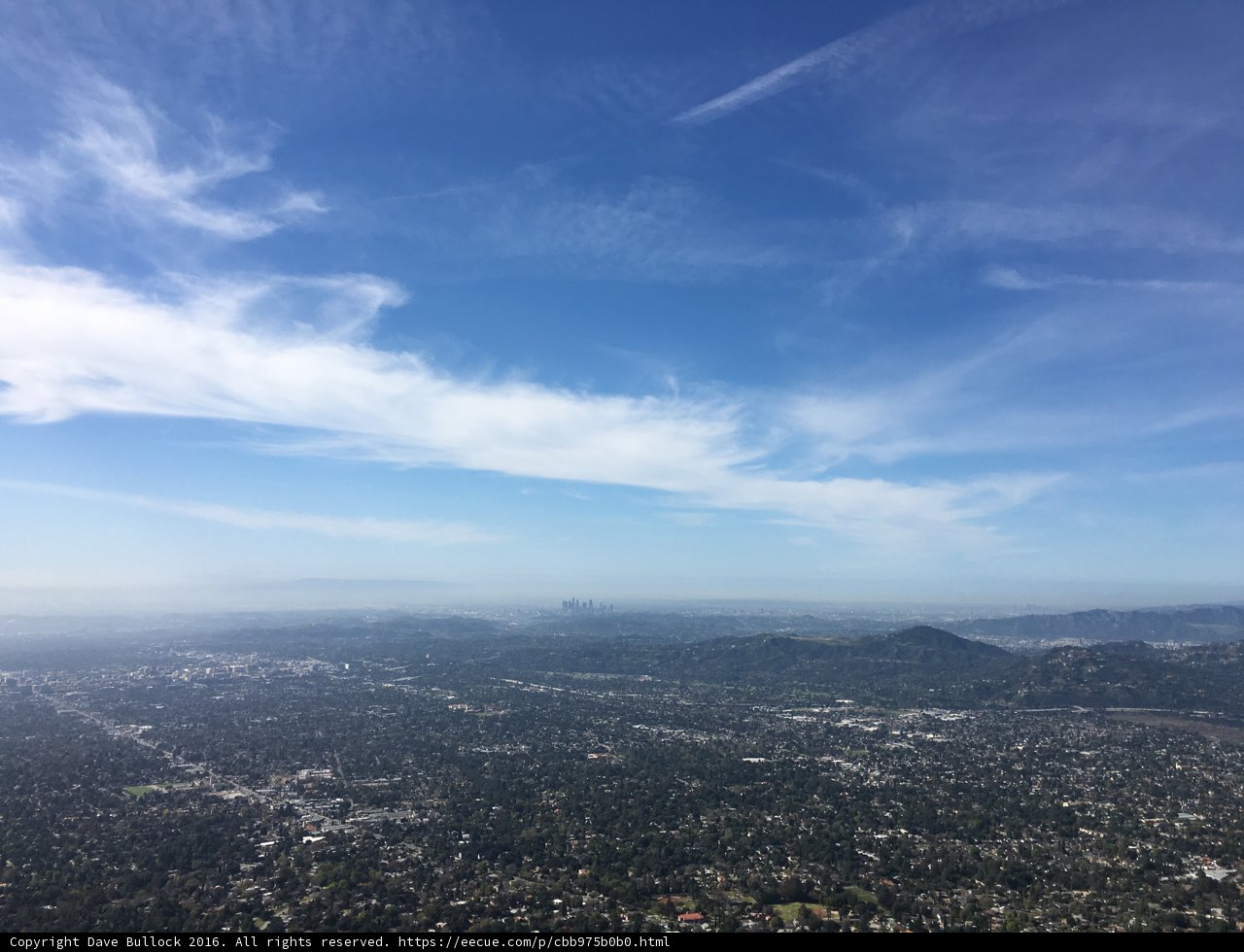 Aerial View of Altadena's Cityscape
