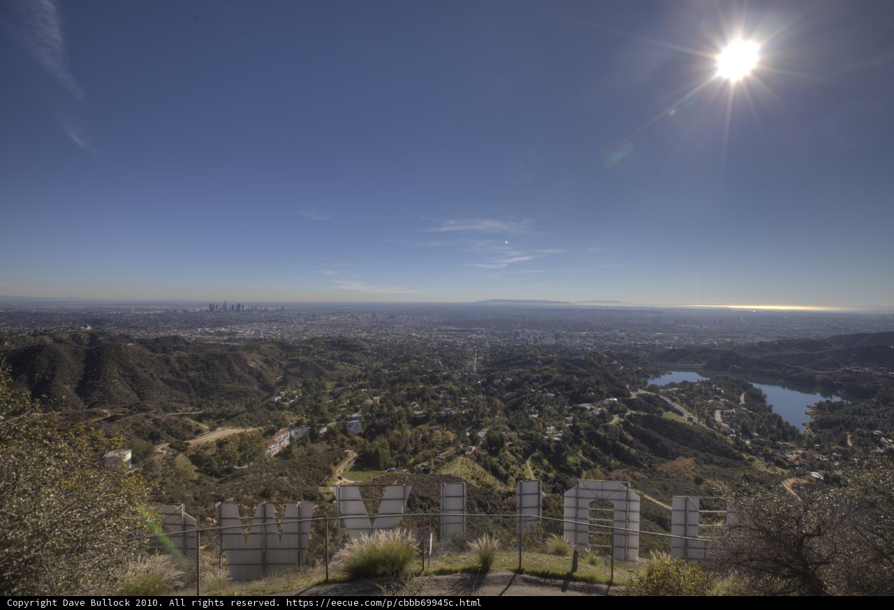 Hollywood Sign Shines Bright