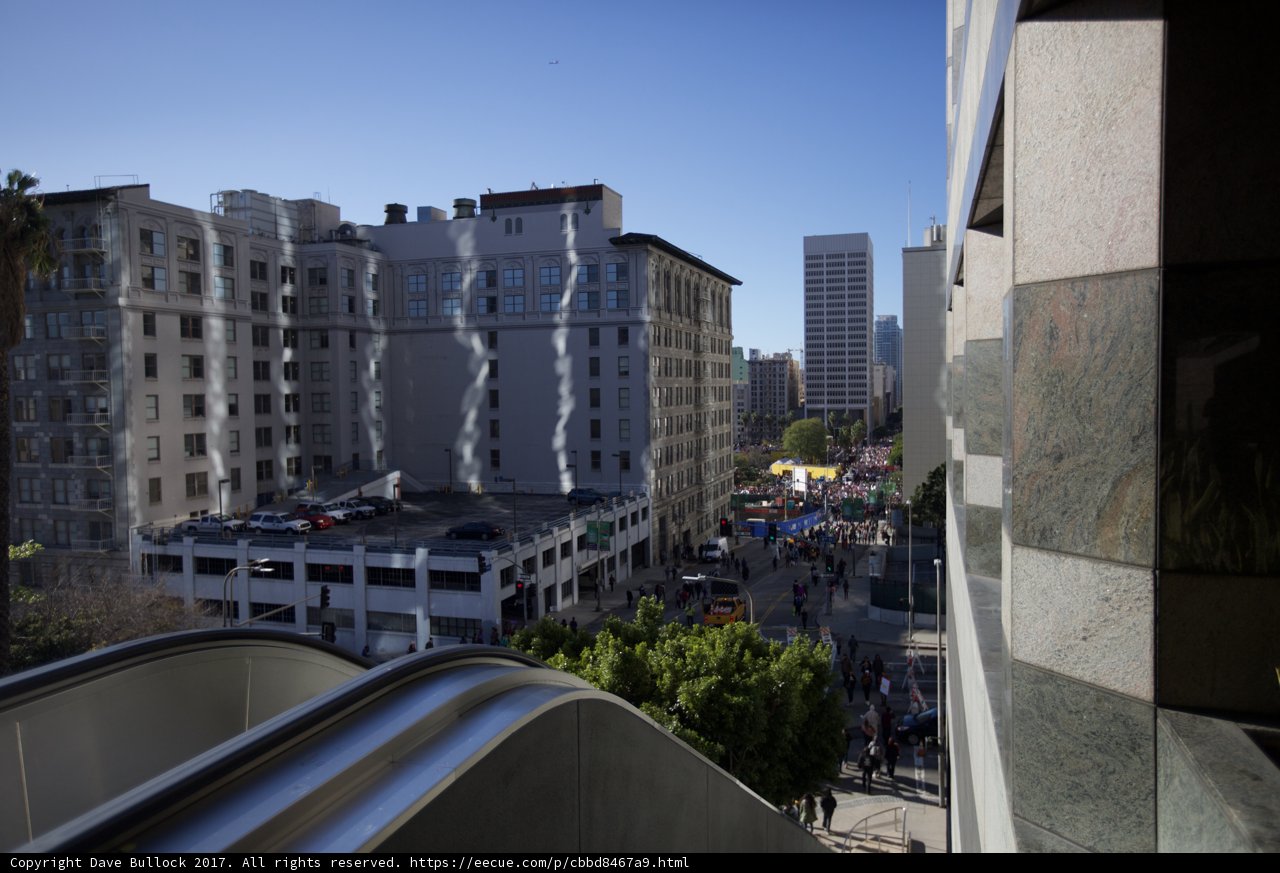 Urban View from High Rise Building