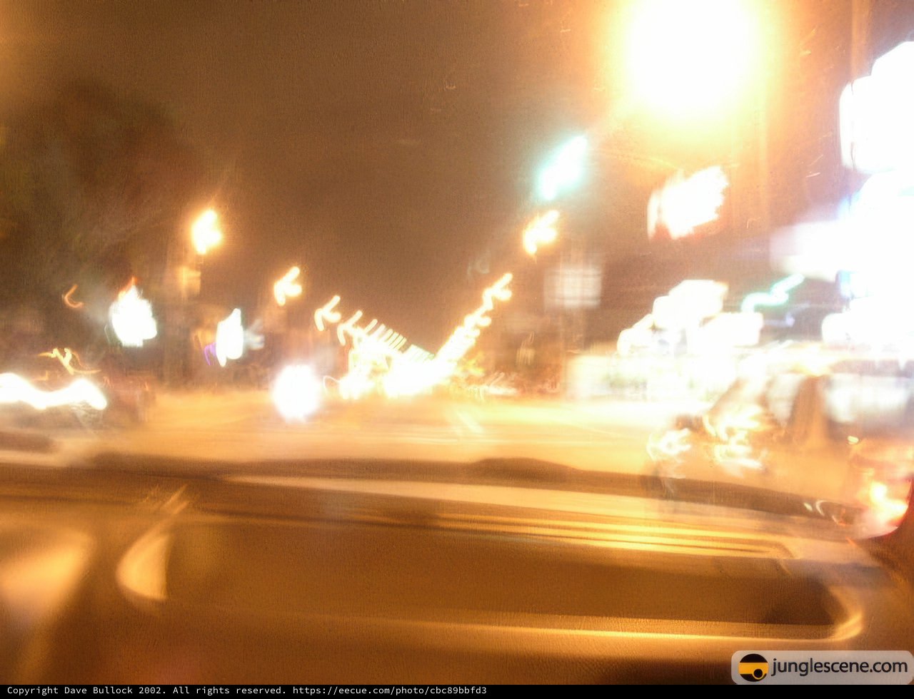 Blurry Night Drive