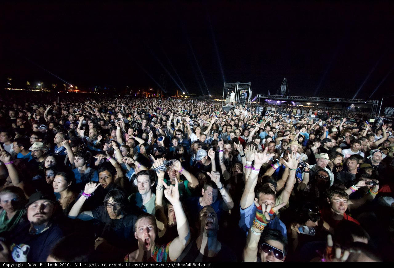 Coachella Music Festival Crowd