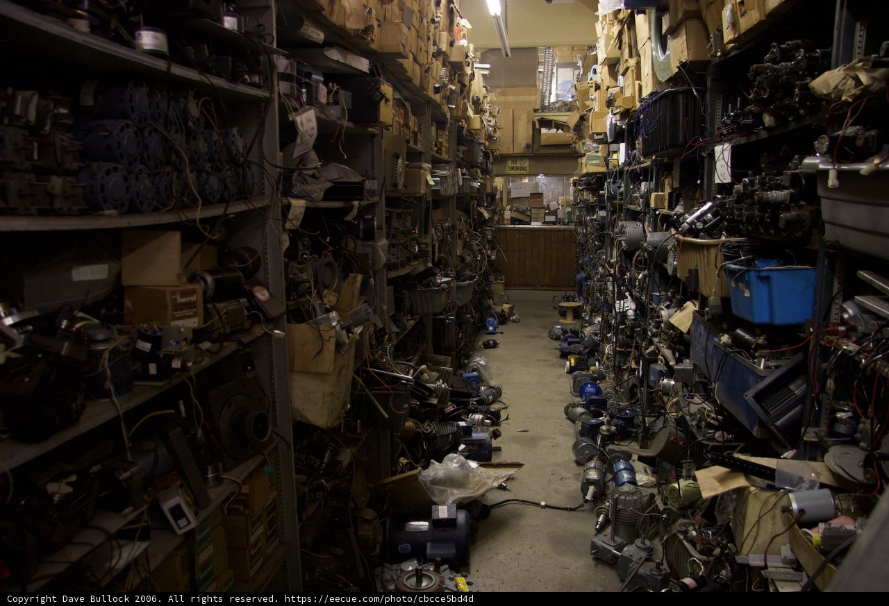 Inside the Busy Warehouse