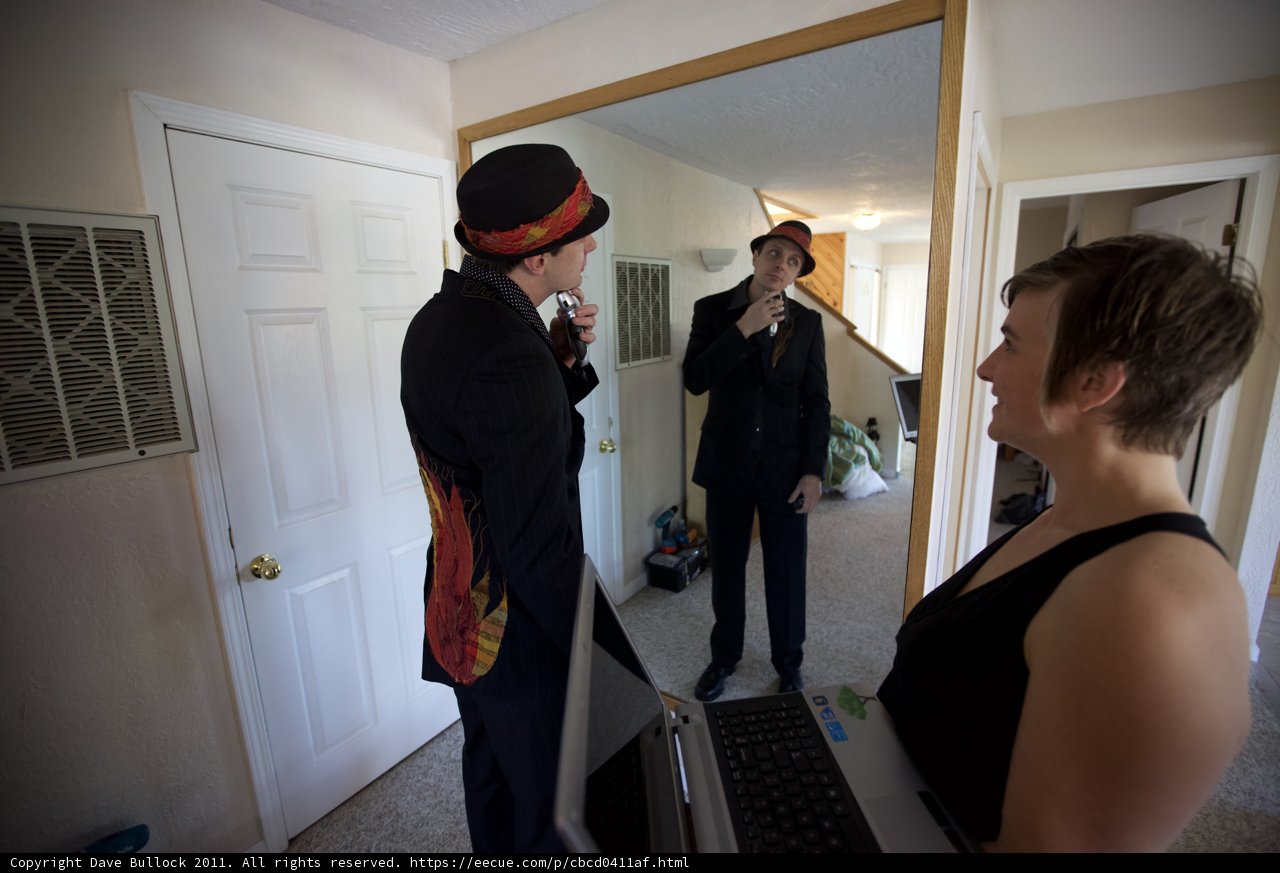 Groom Preparing for the Big Day