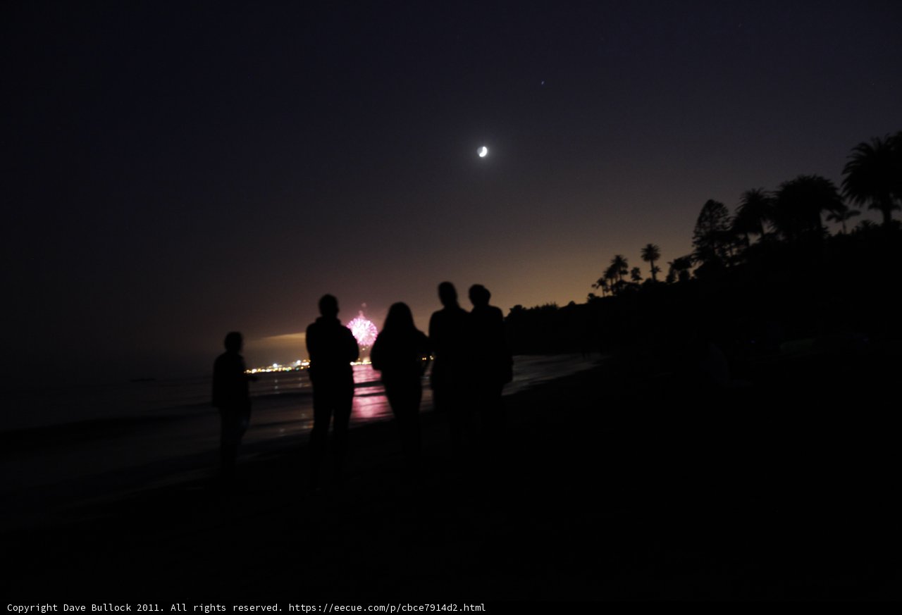 Beachside Fireworks