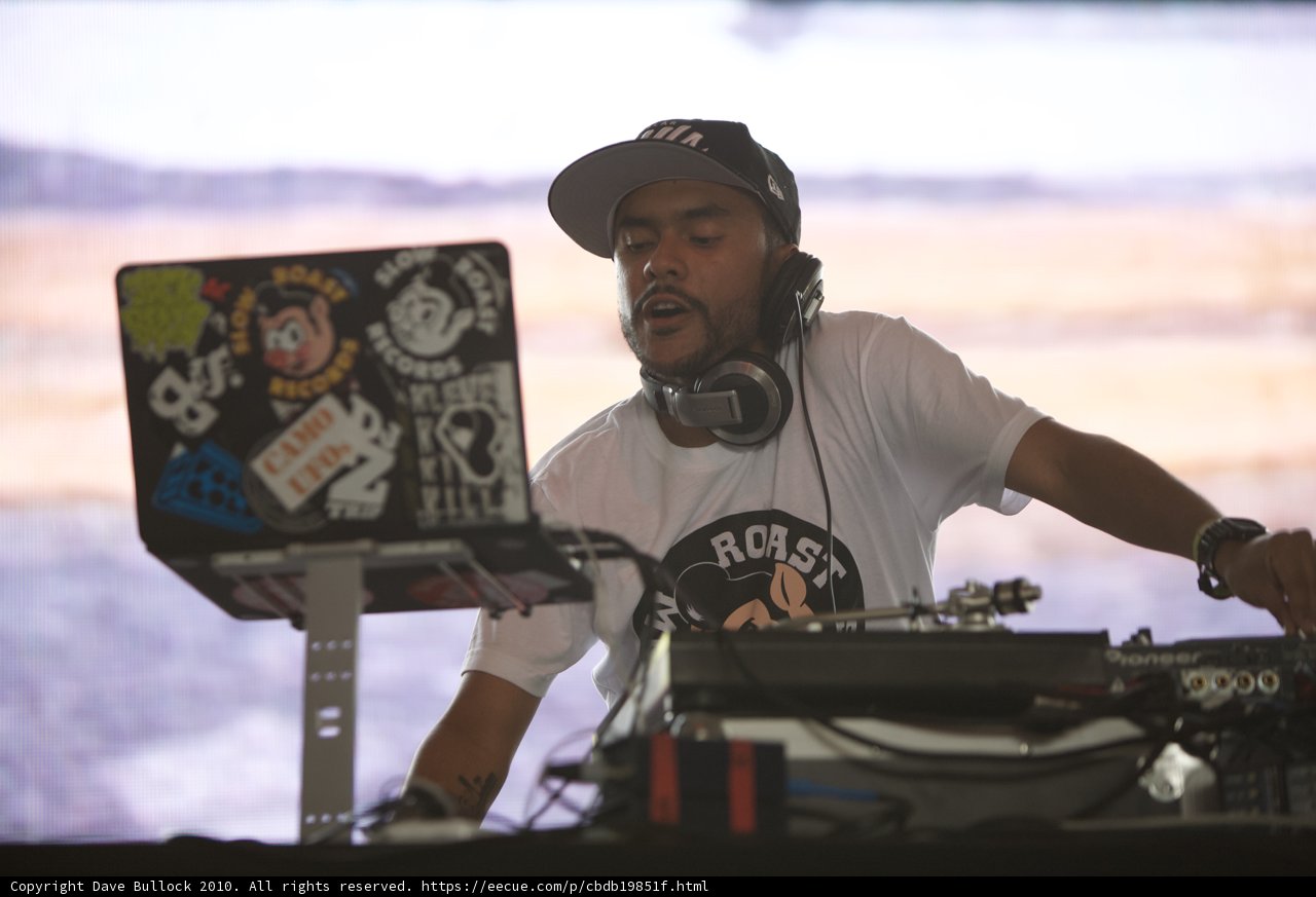 DJ Craze rocking the Coachella stage