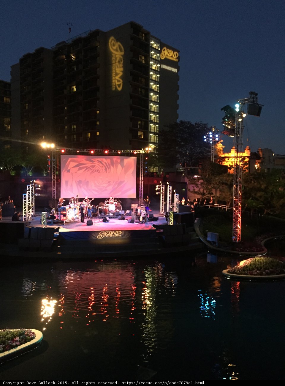 Grand Performances Stage Setup