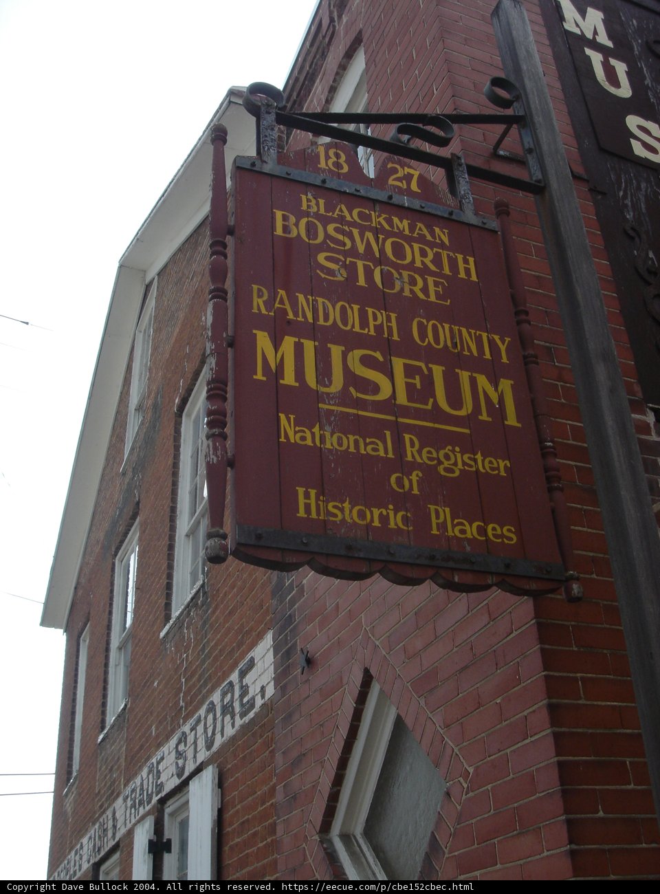 Ramapo Museum Building Sign