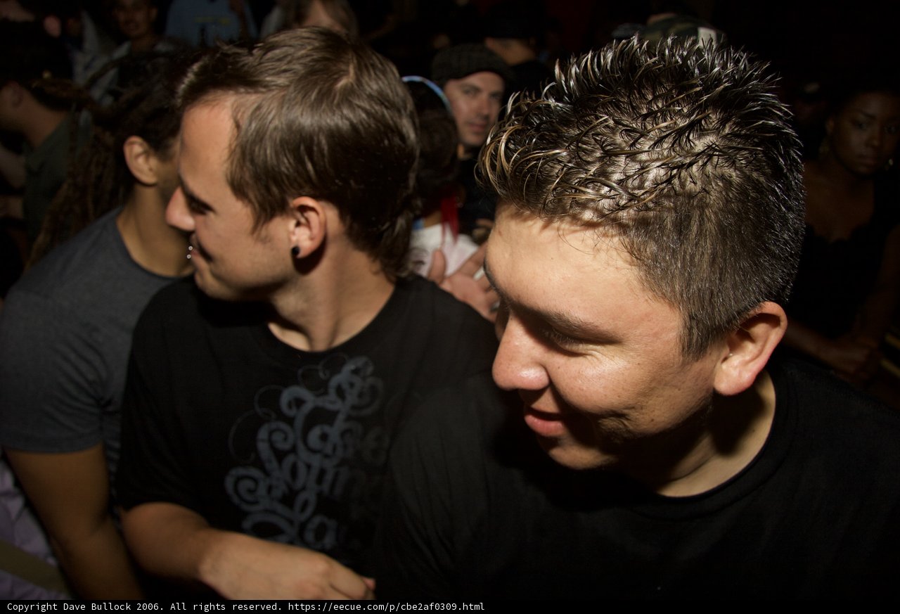 Two Men Enjoying a Night Out