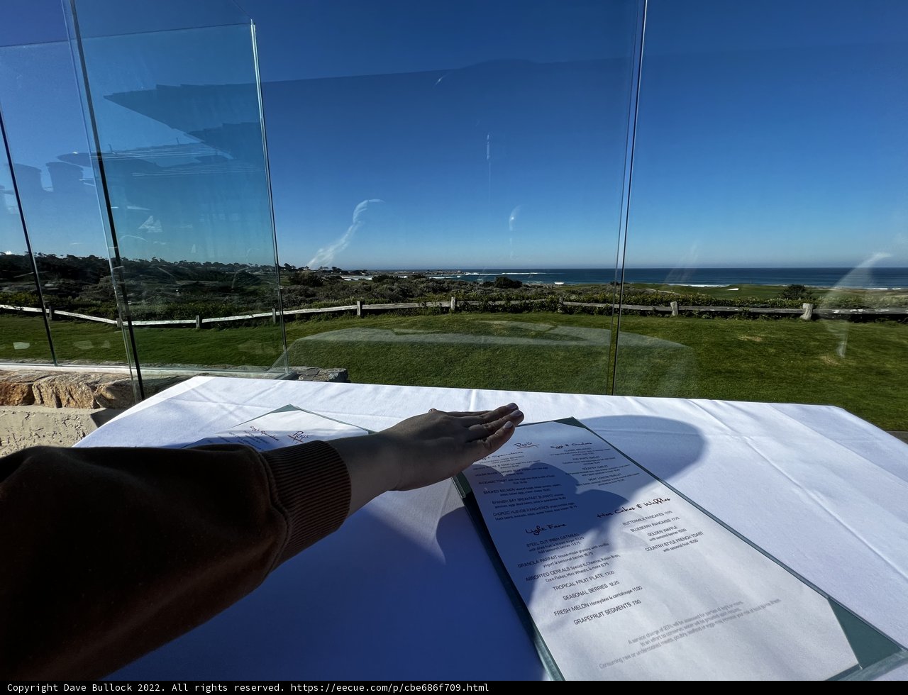Menu Choices with a View