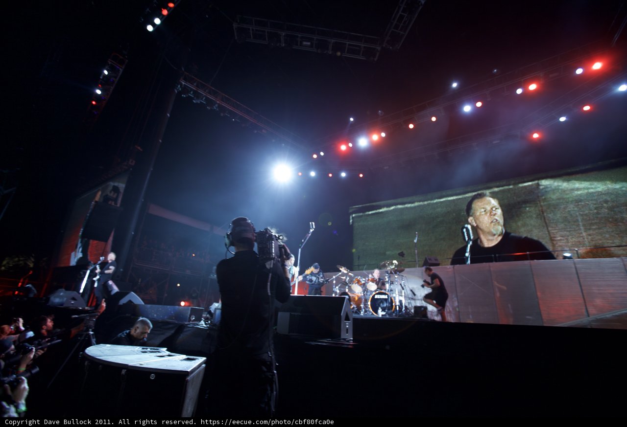James Hetfield Rocks the Big Four Festival