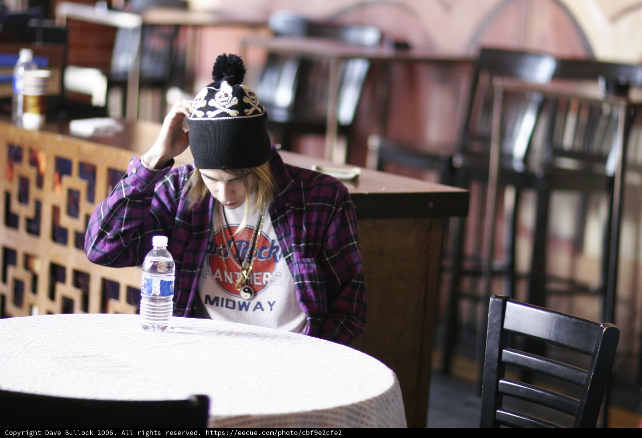 Relaxing Lunch Break at the Café