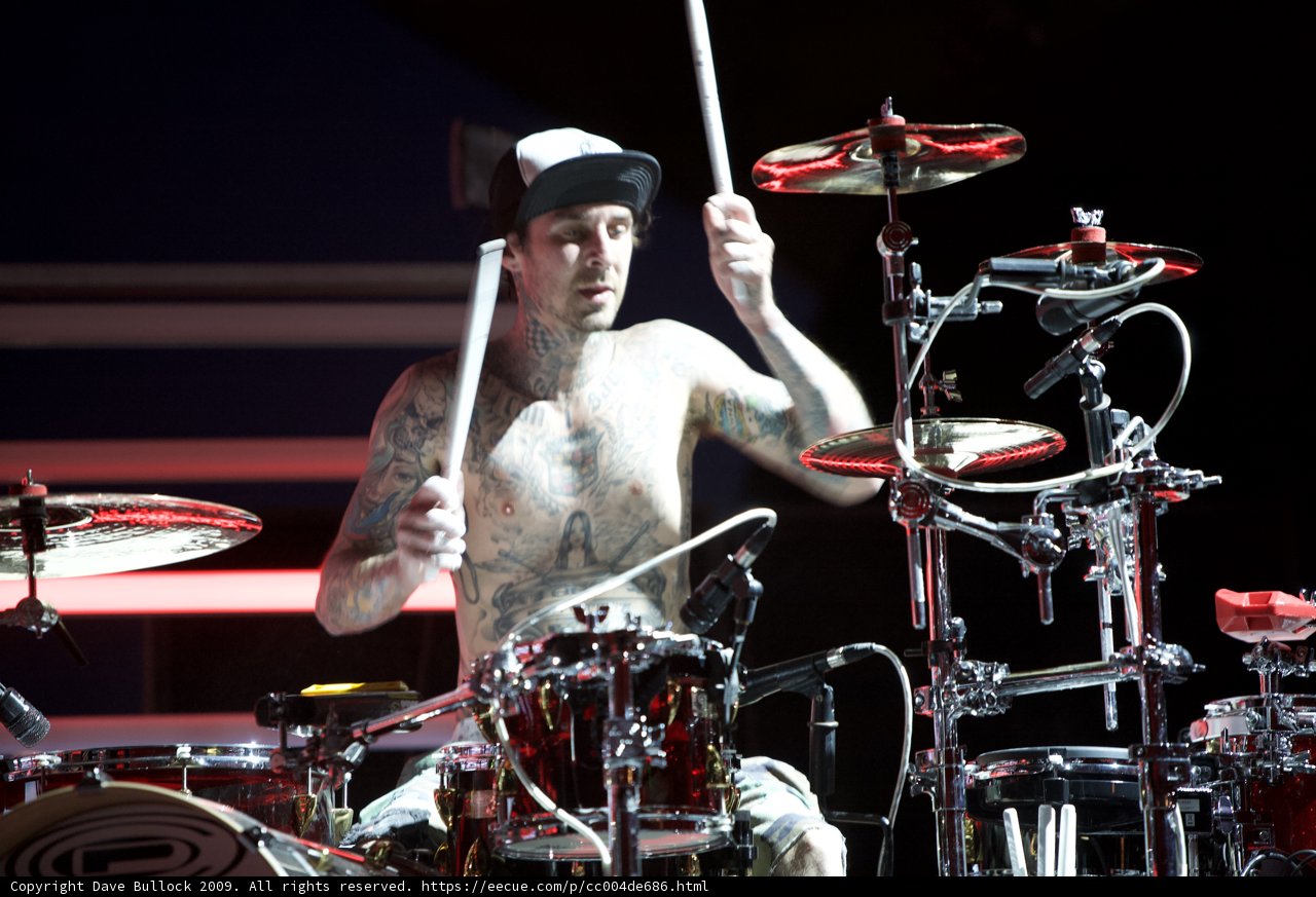 Travis Barker Puts on a Stellar Drumming Performance at Coachella 2009