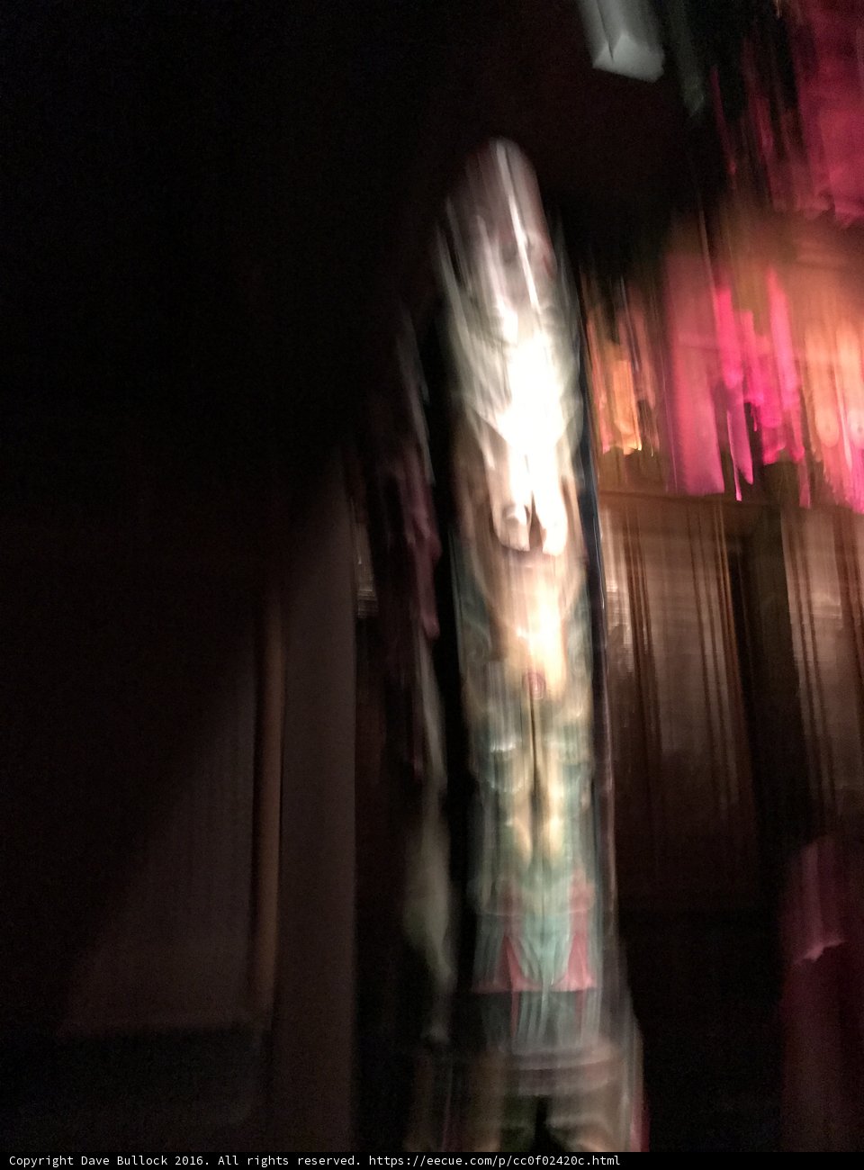 Illuminated Crypt Statue