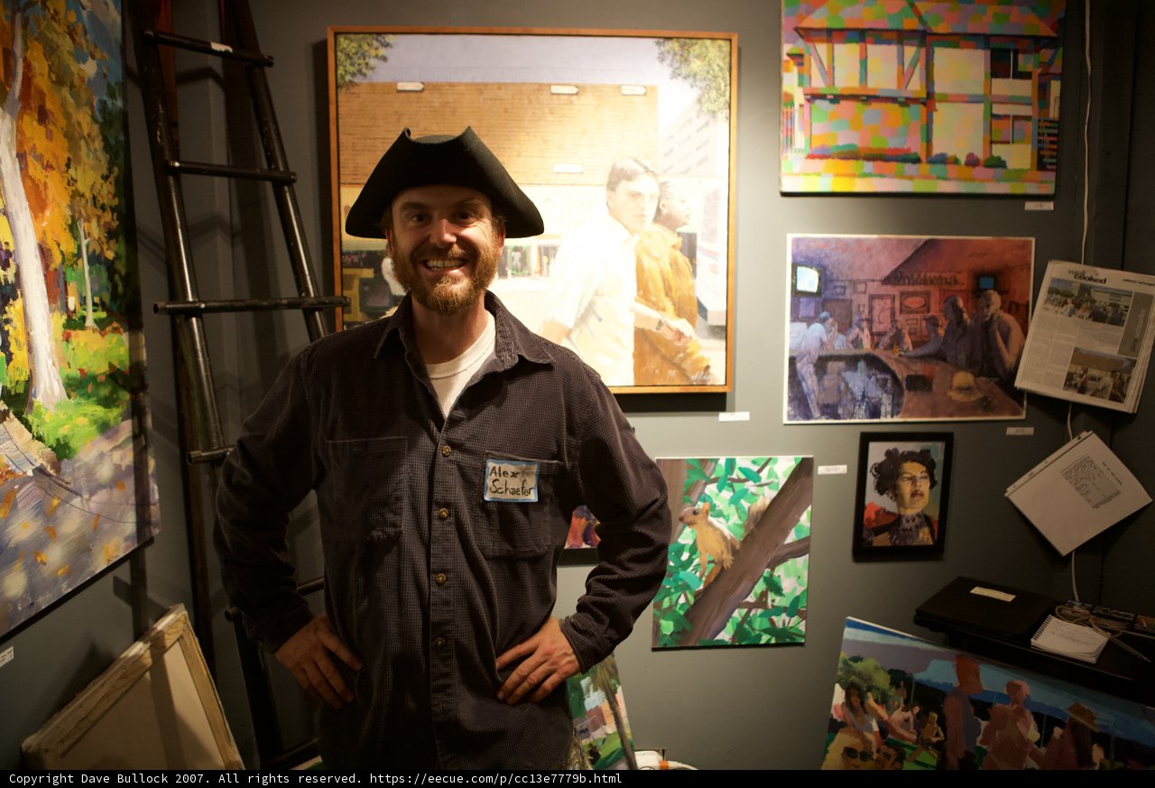 Two Hats in an Art Gallery
