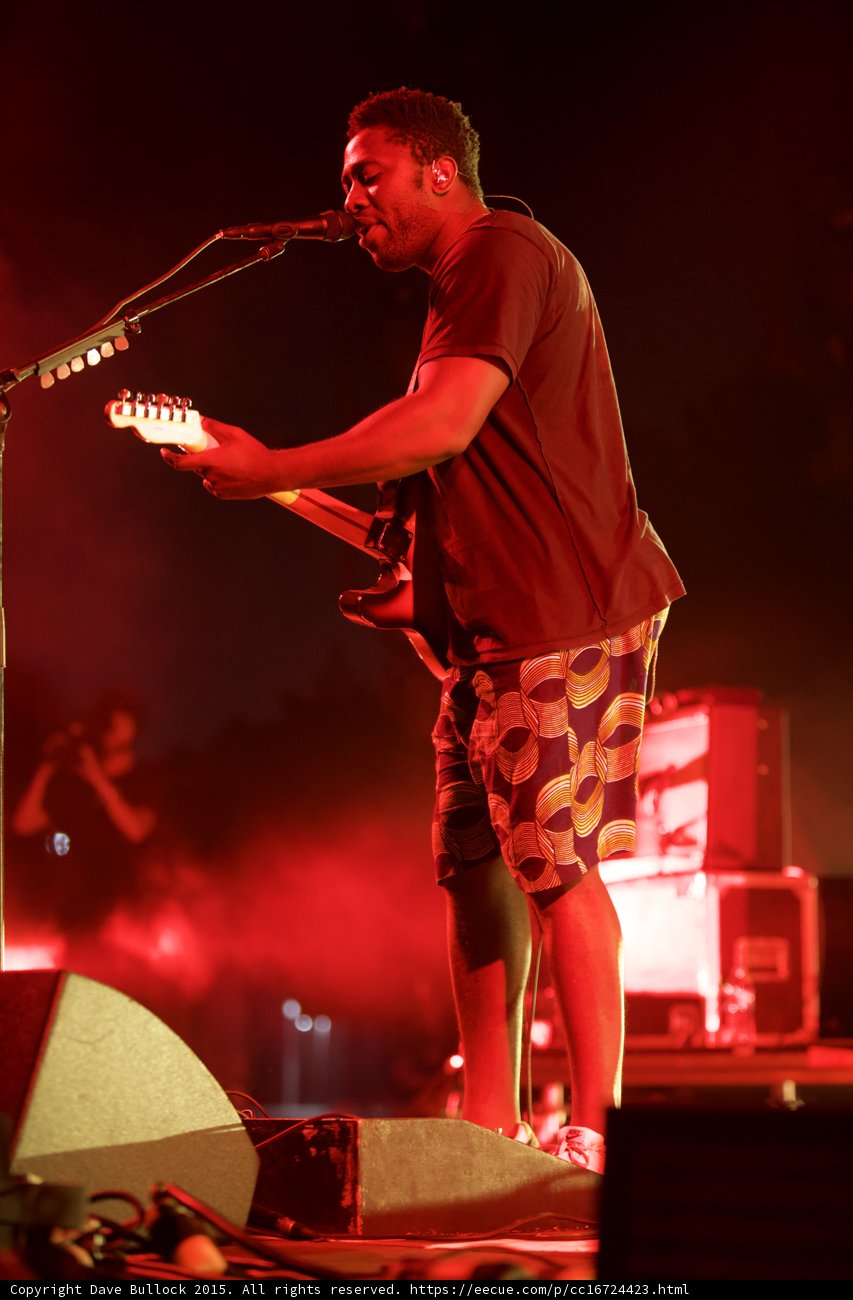 Kele Okereke Playing Fender