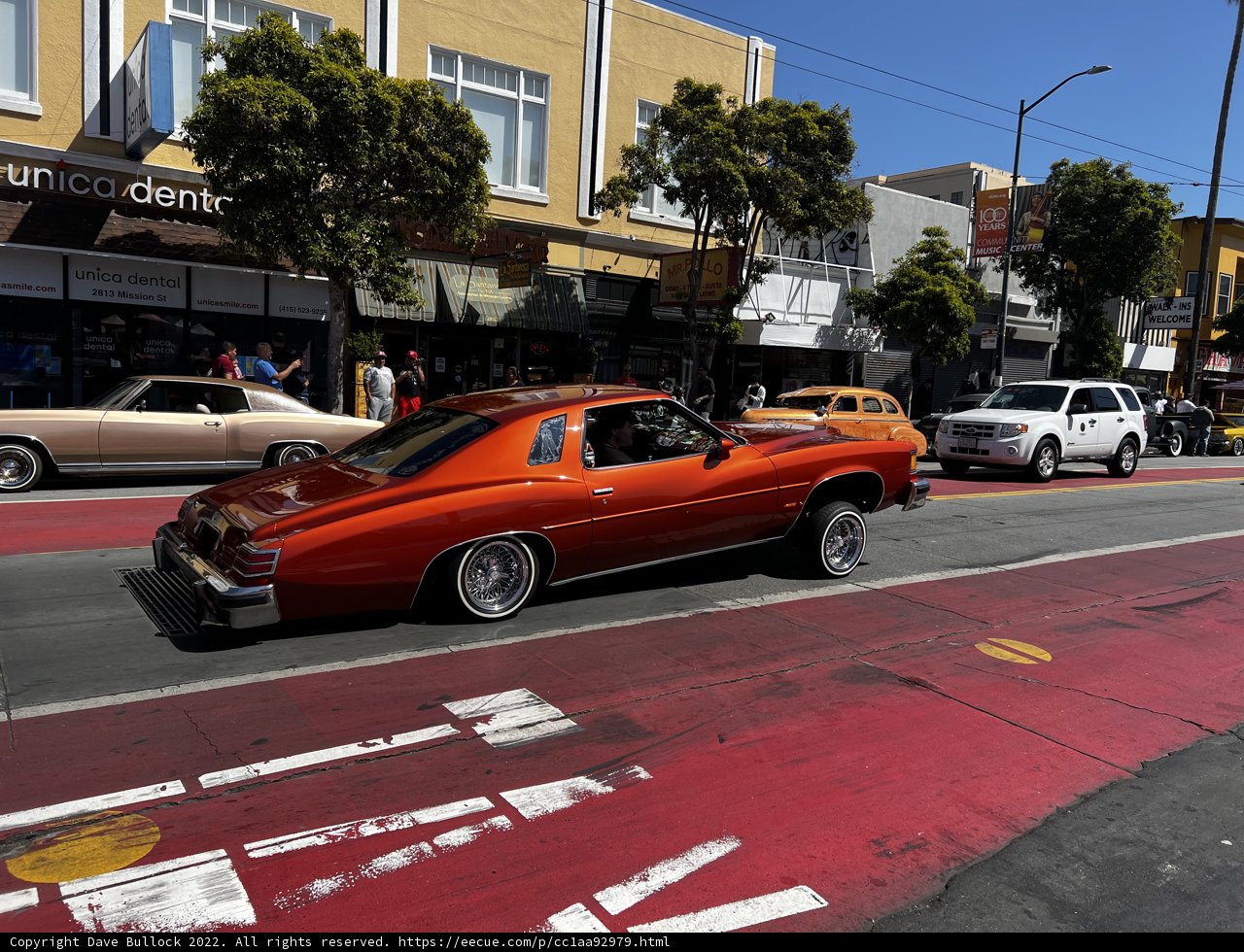 Parked Sports Car in the Heart of the City