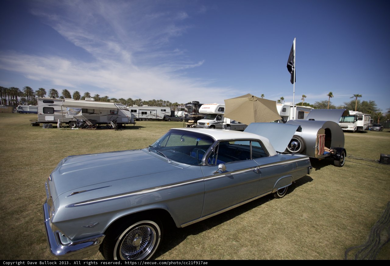 Vintage Car Camping Adventure