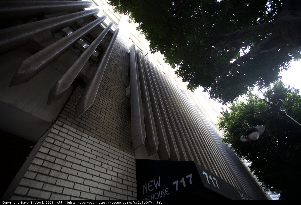 Tall Office Building with Sign