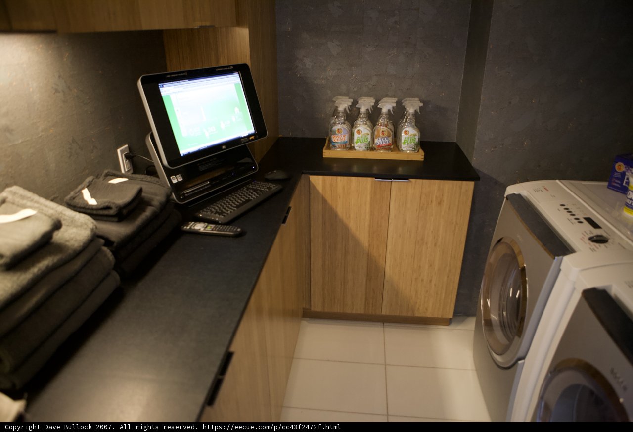 A Cozy Tech Corner in a Mini Kitchen