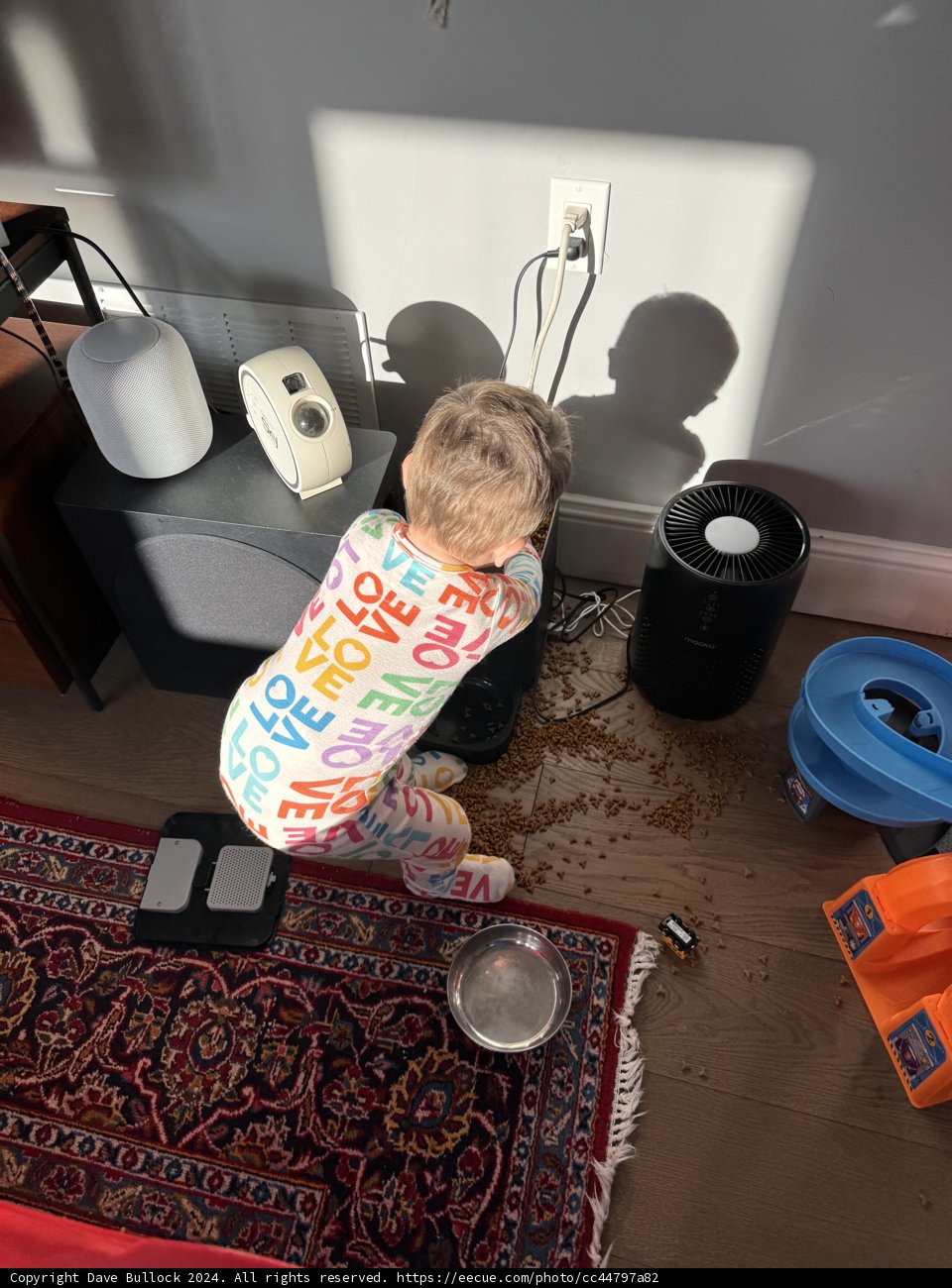 Morning Mischief in Pajamas