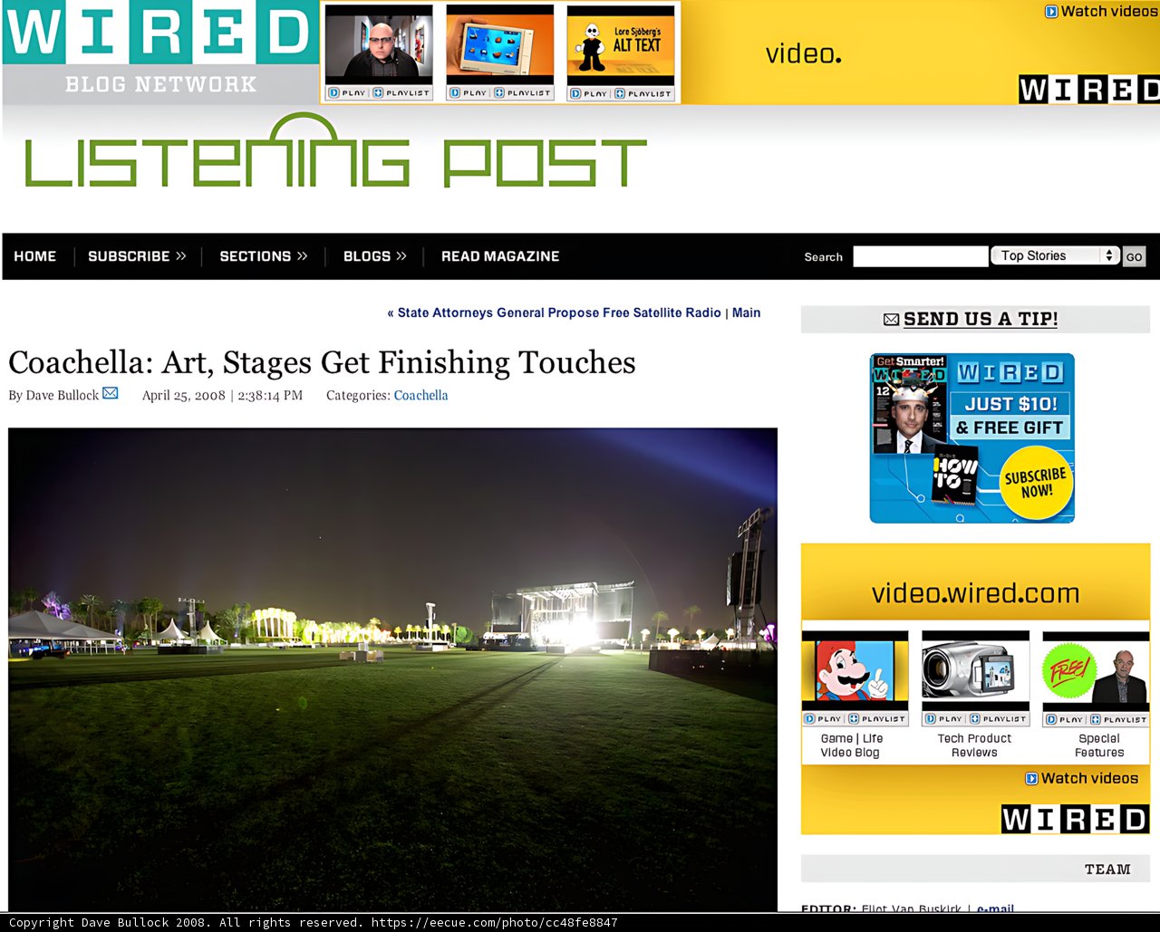 Steve Carell featured on Wired website