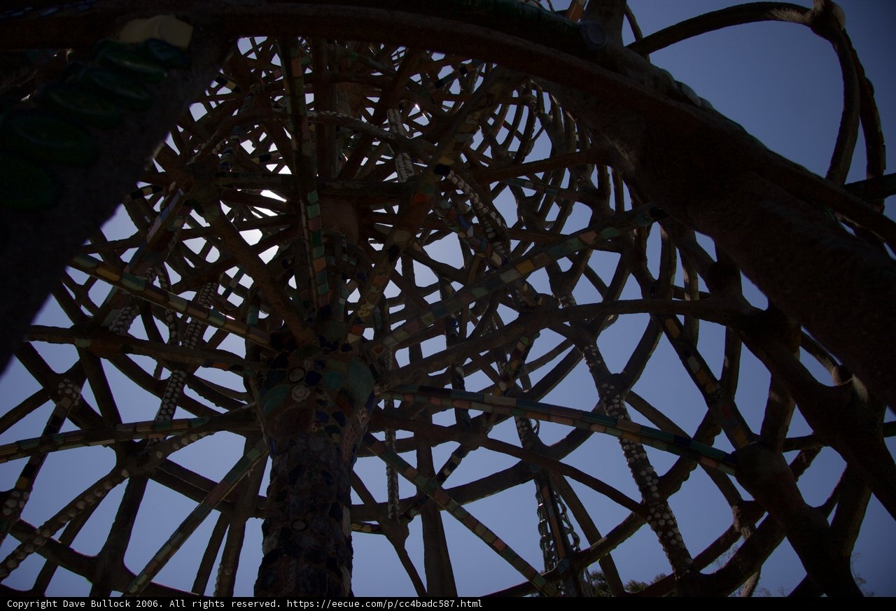Top of the Amusement Park Structure