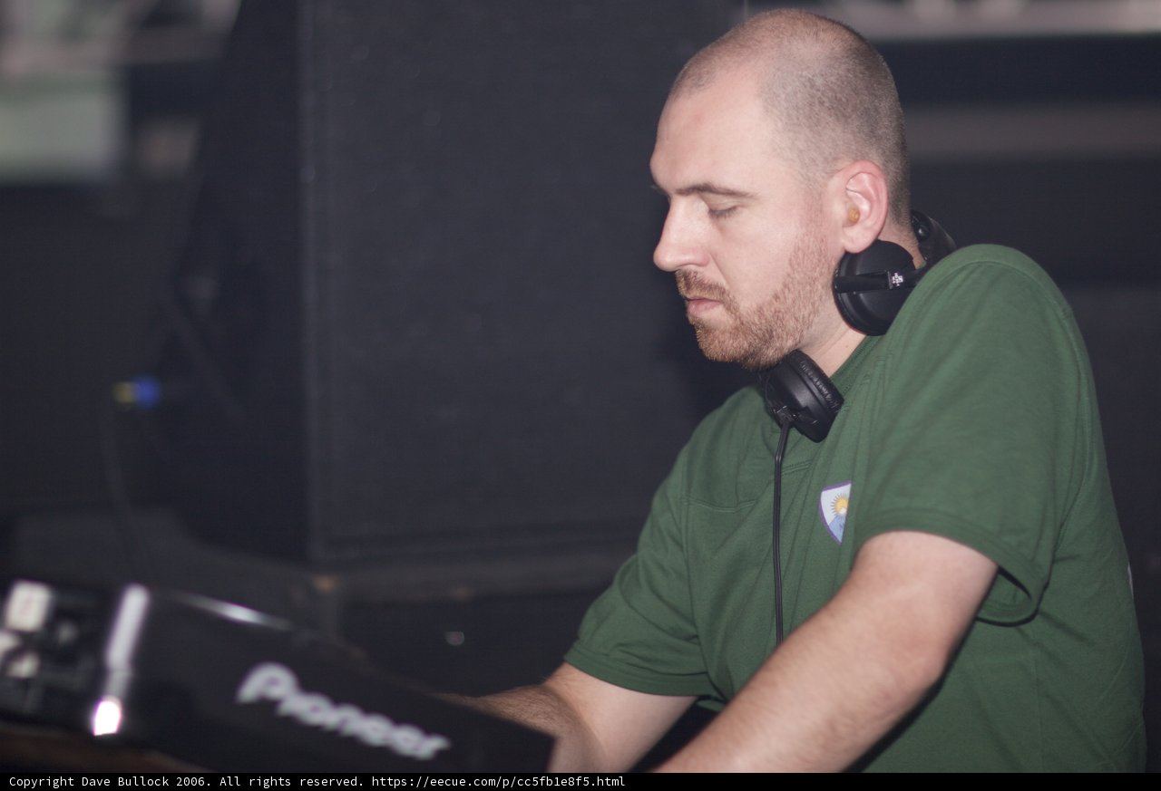 Grooving with the Green Shirt Deejay