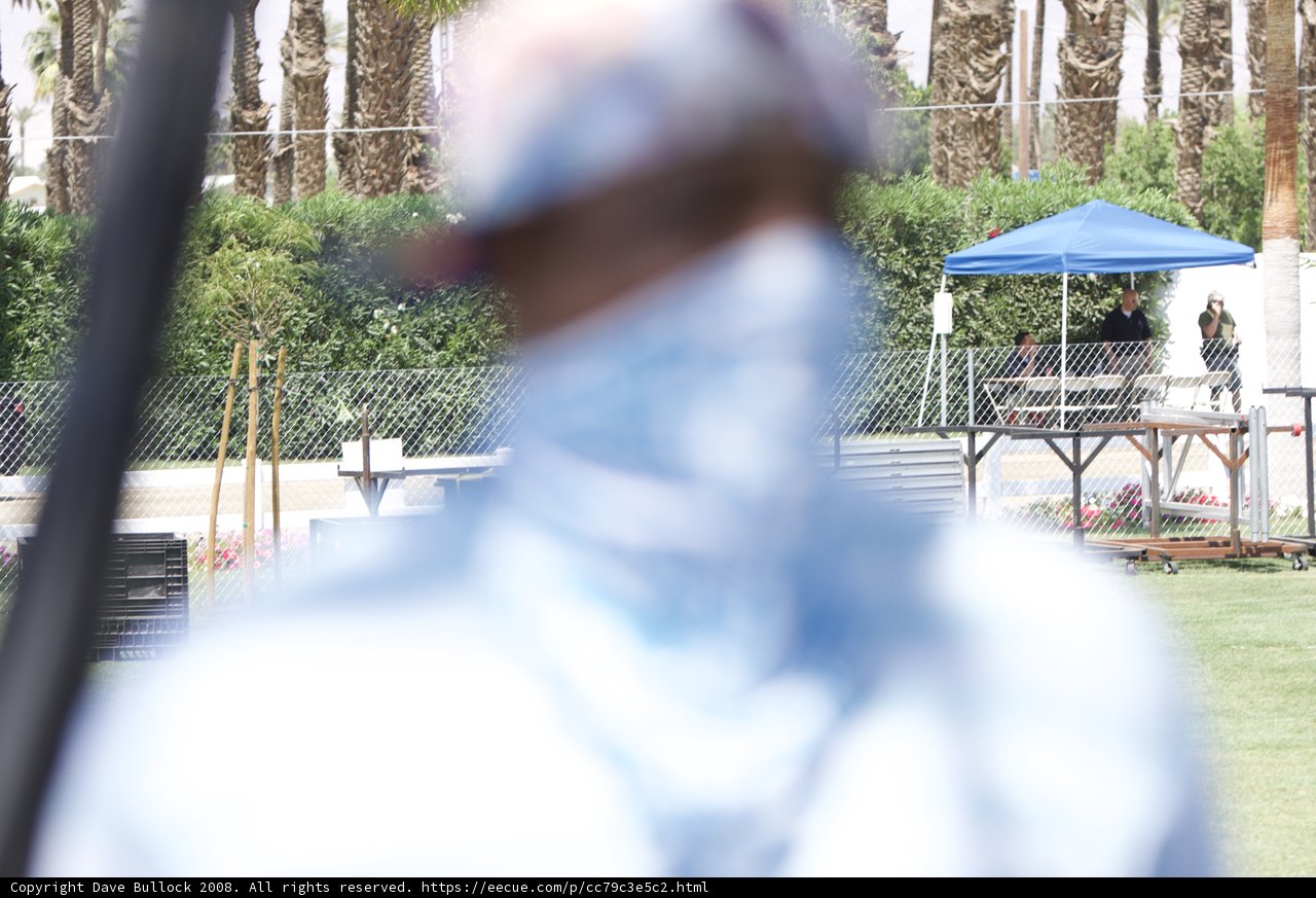 Blue Man in the Garden