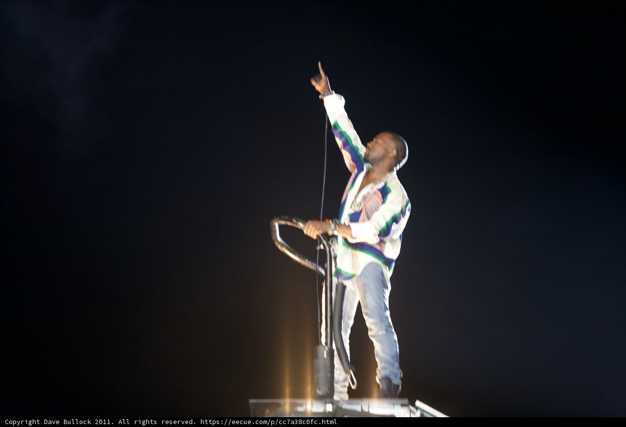 Kanye West Takes the Stage at O2 Arena in London