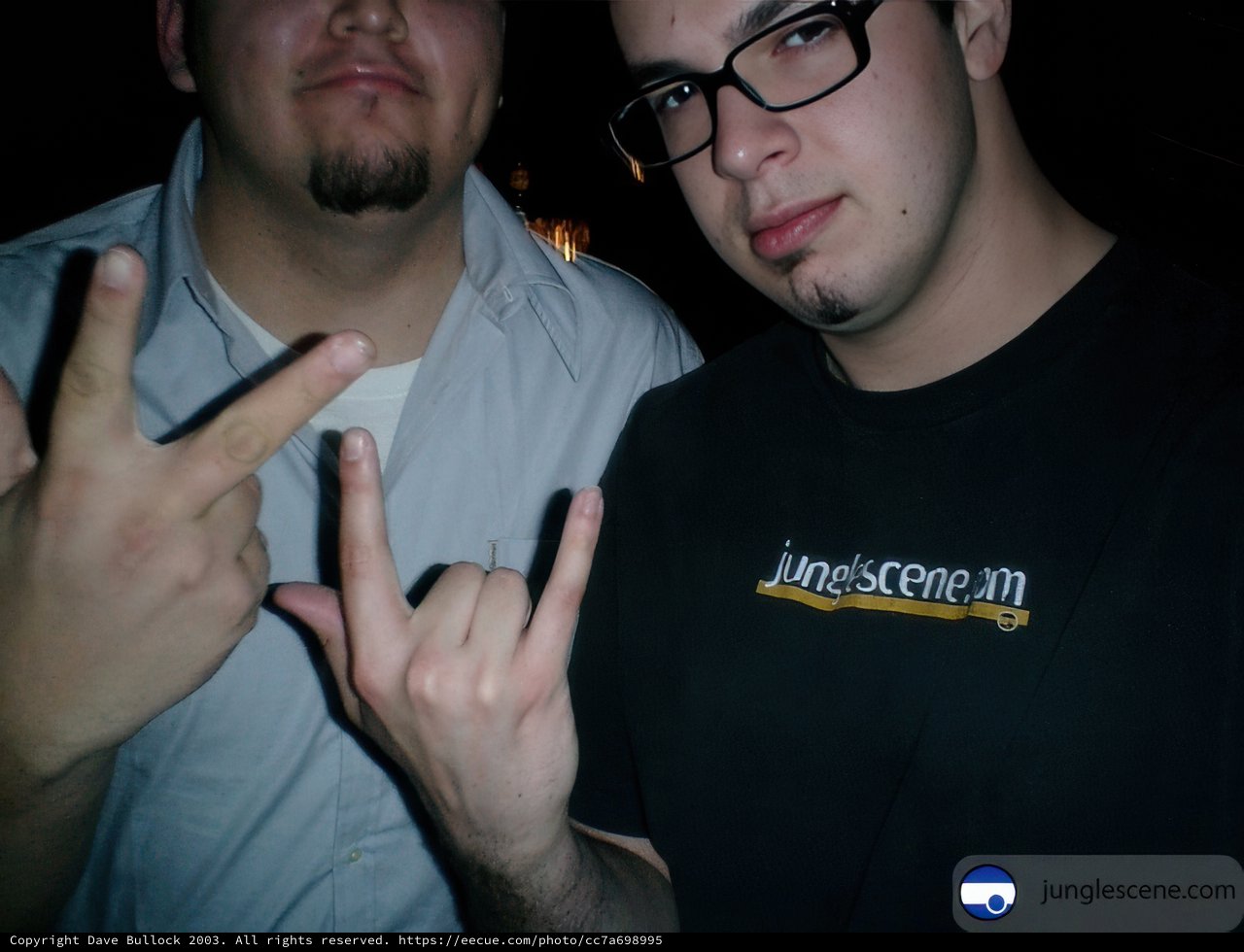 Two Men Strike a Pose