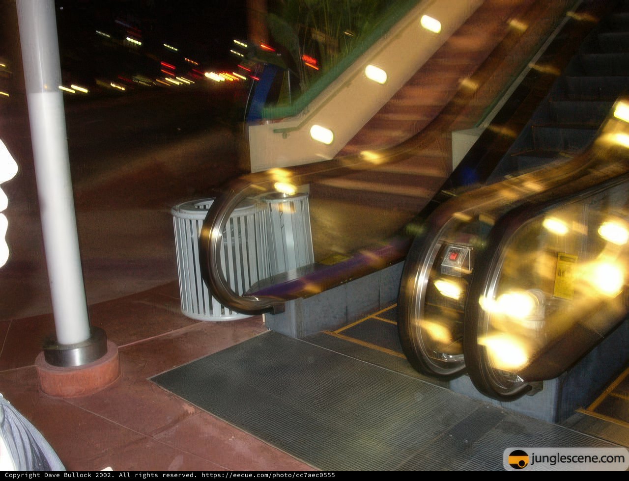 Mannequin on the Escalator