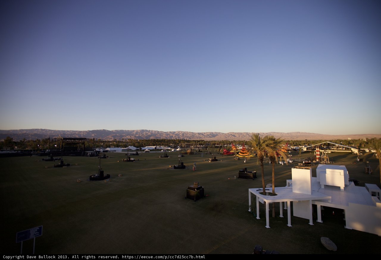 Desert Landscape from Hilltop