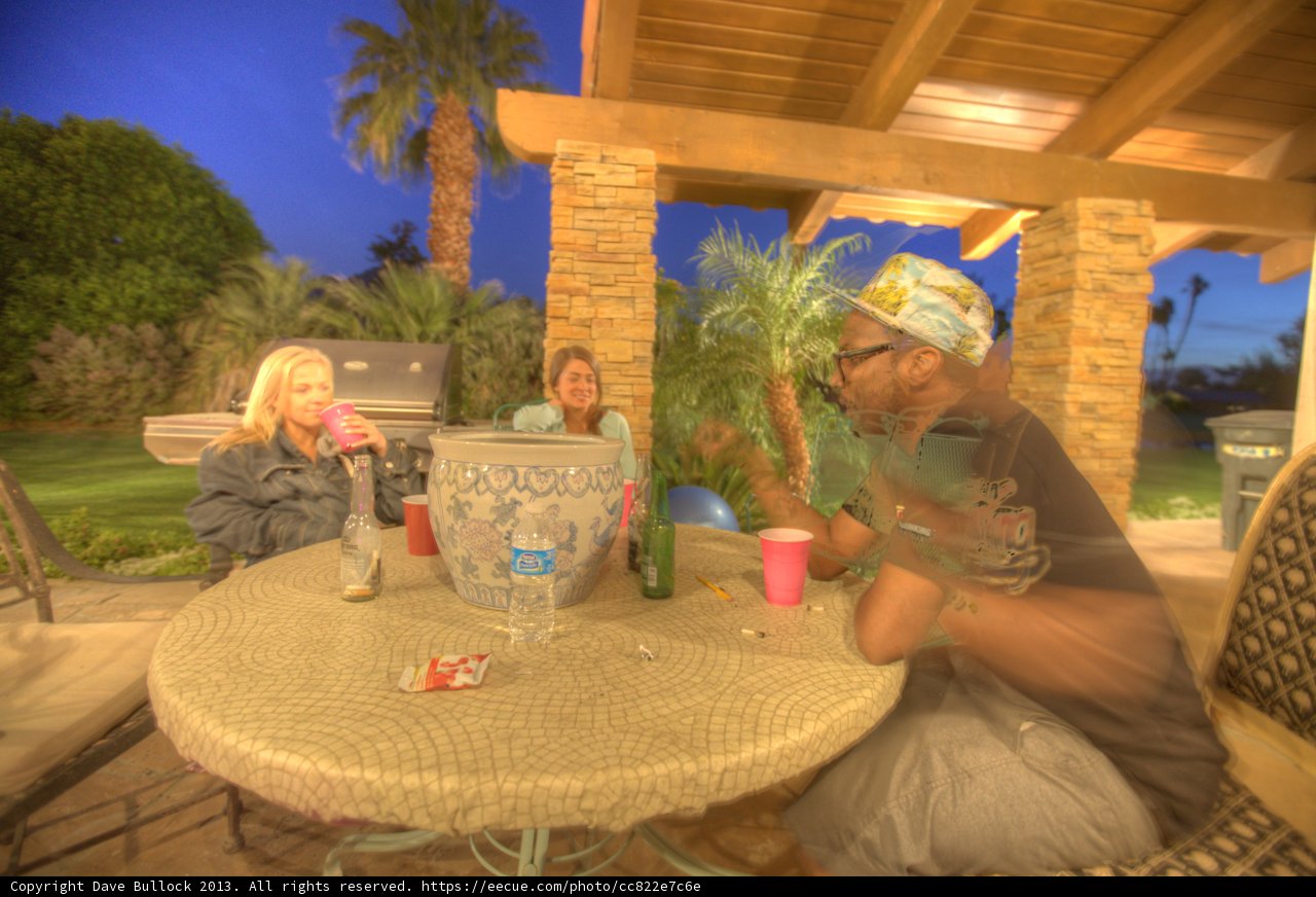 Patio Gathering at Coachella