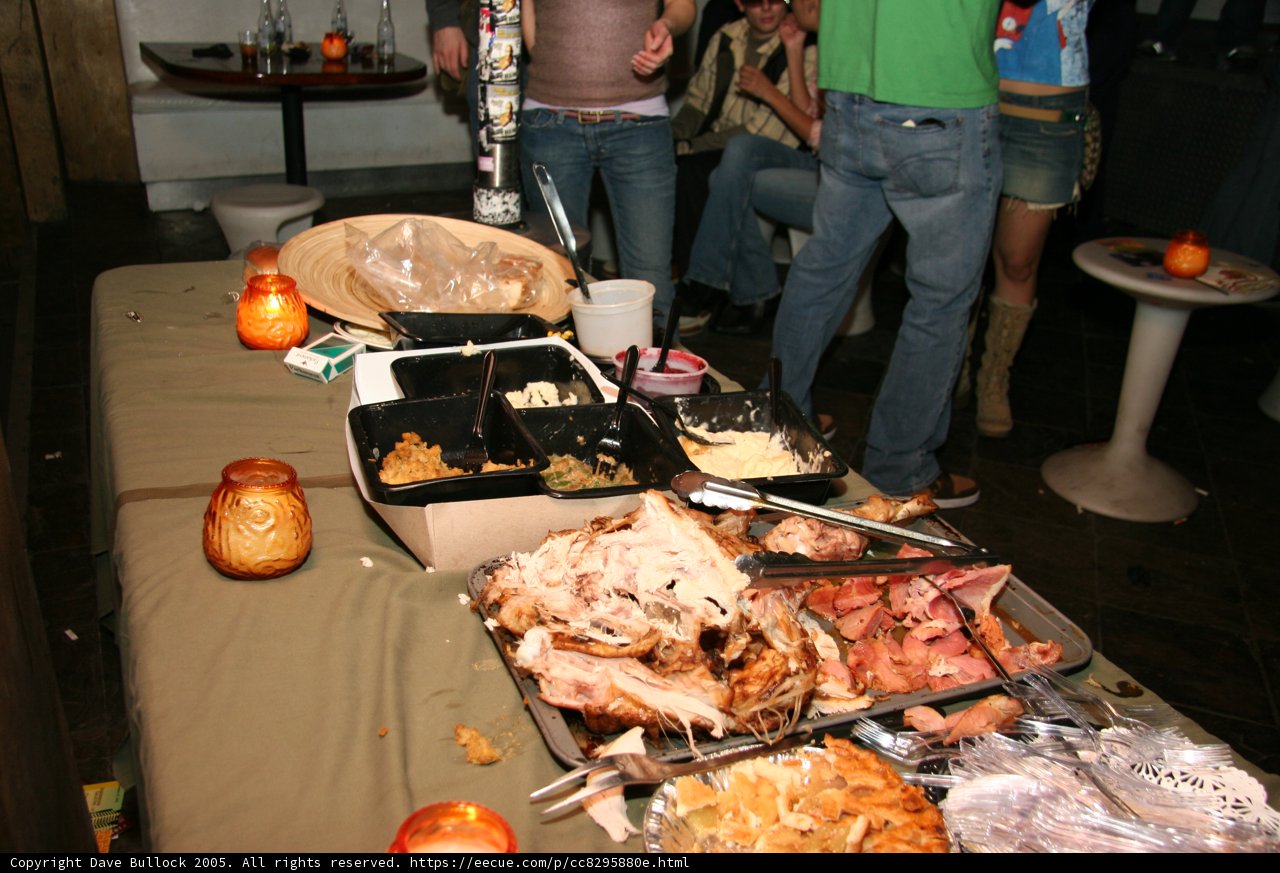 Food Buffet at Cafeteria