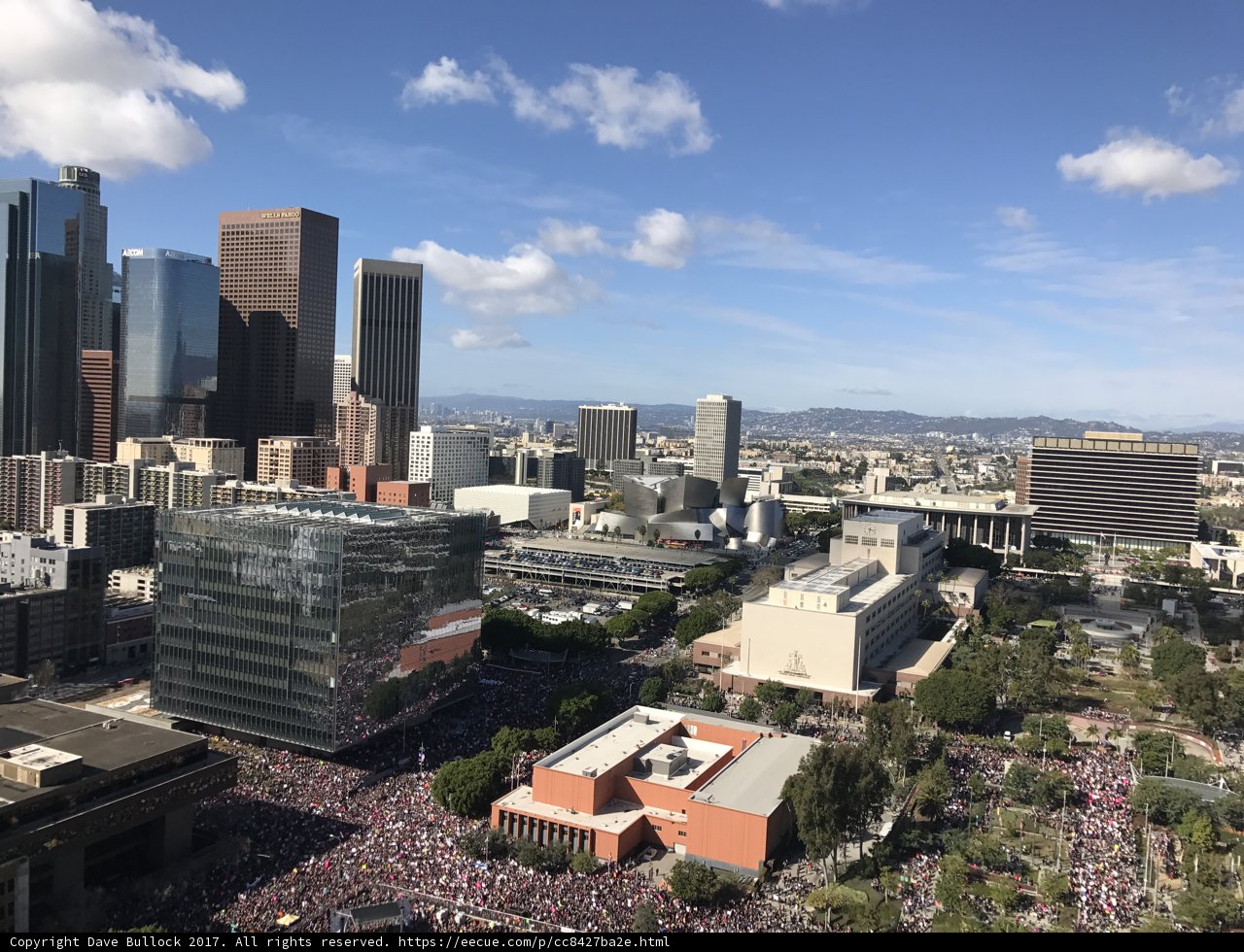 City Skyline from the Top of Los Angeles City Hall