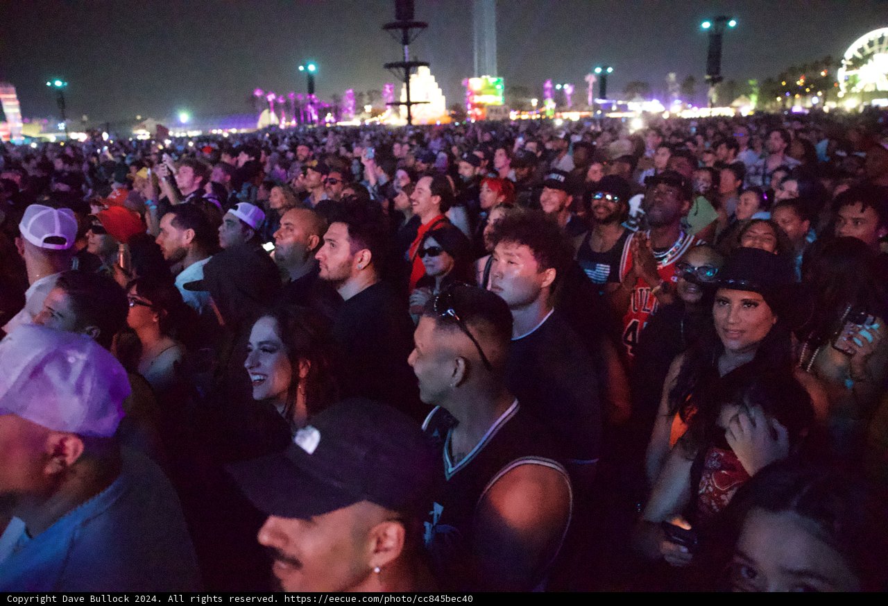 Electric Nights at Coachella 2024: A Kaleidoscope of Faces and Lights