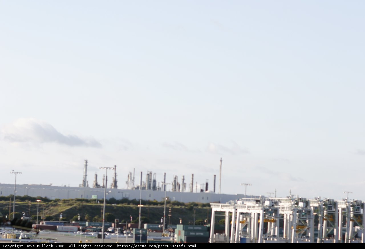 Towering Industrial Refinery