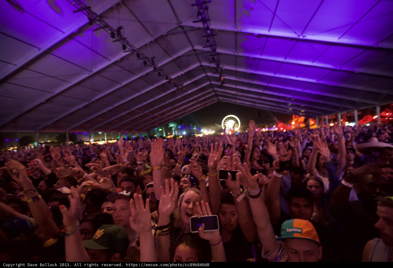 Urban Concert Crowd at Coachella