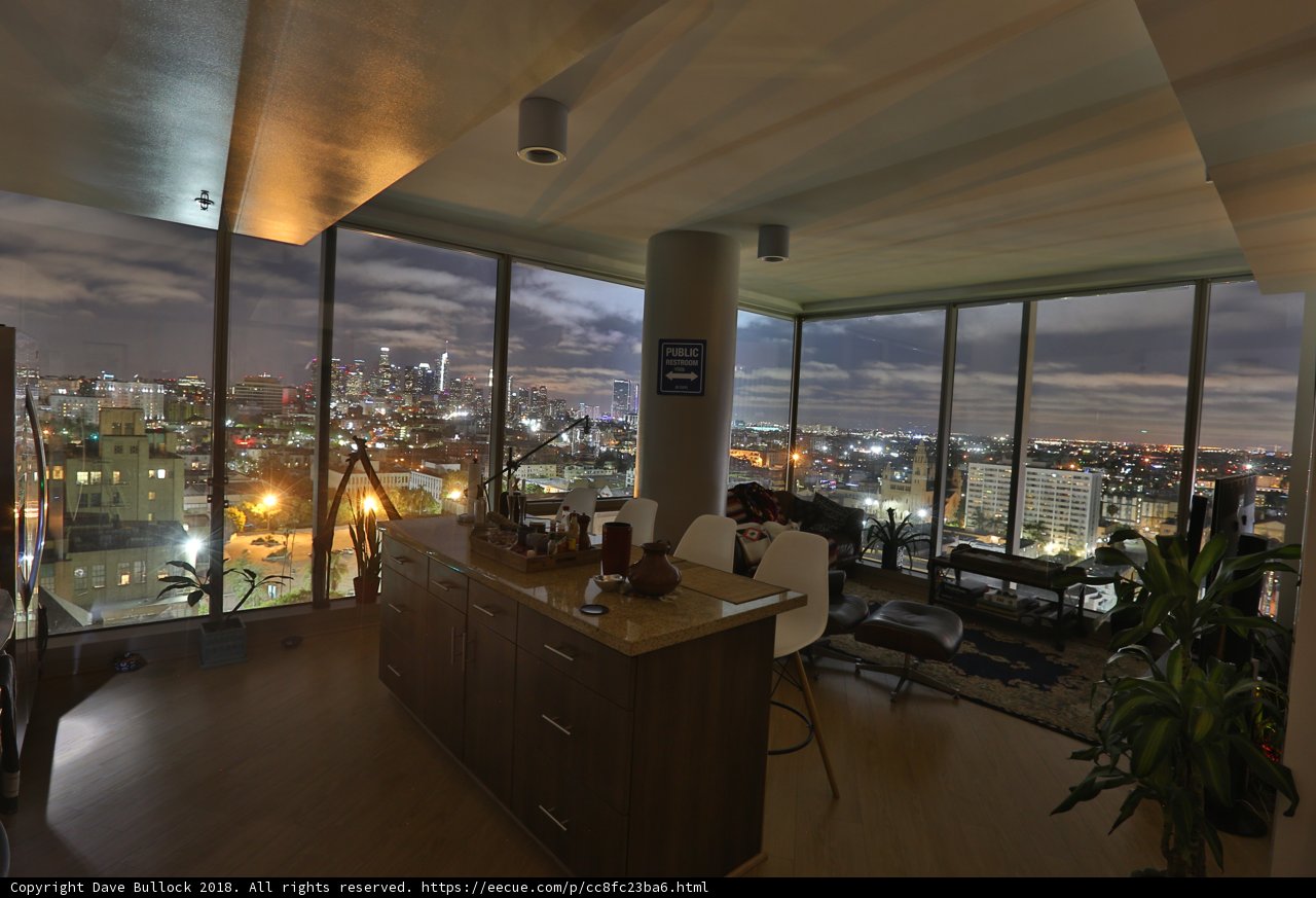 Penthouse View of the Urban Landscape