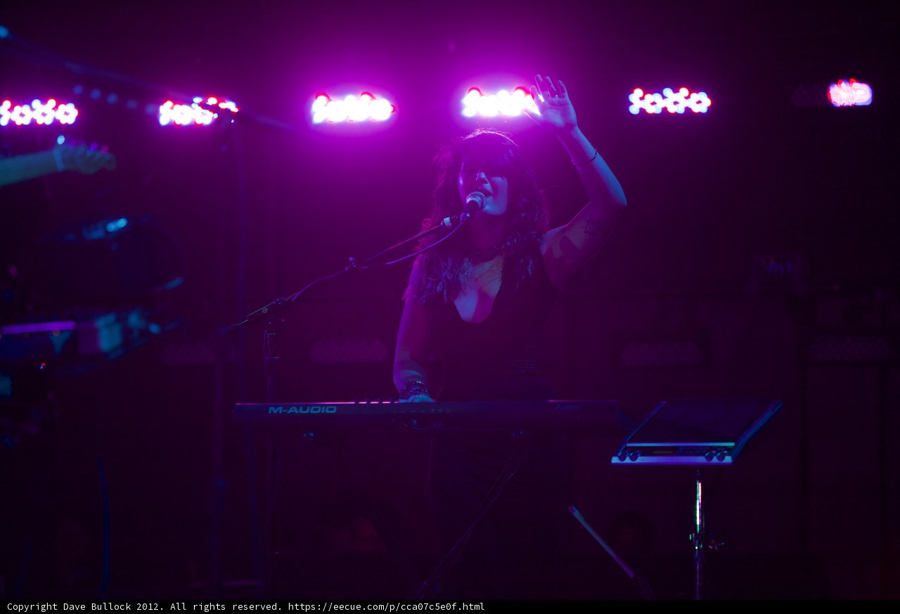 Piano Keys and Purple Hues