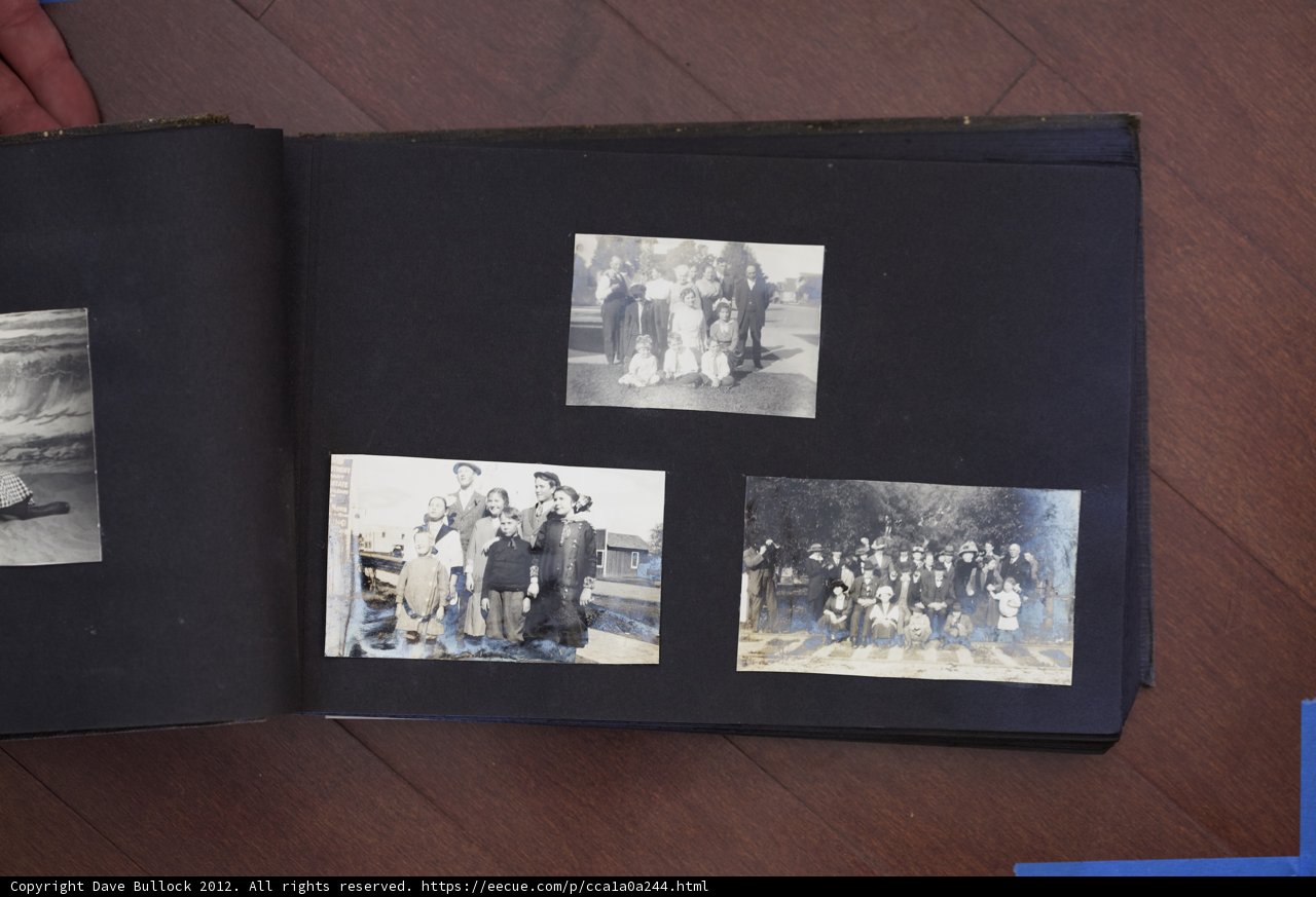 2012 Bullock Curtis Family Photo Album and Book