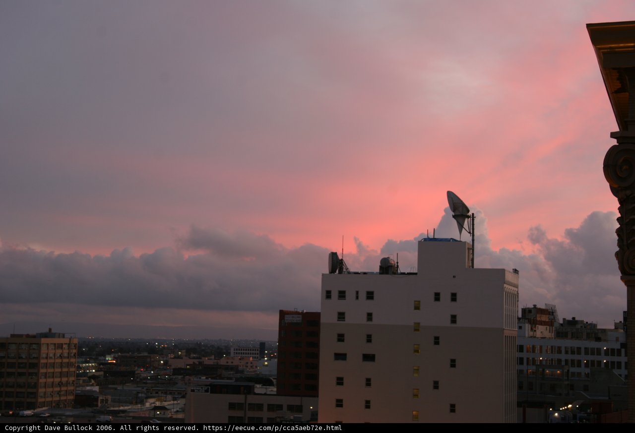 Sunset over the Metropolis